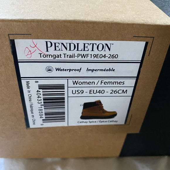 NEW IN BOX - Pendleton Wmn’s Torngat Boot - Size 9 - Picture 3 of 9